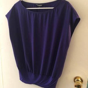 Express purple blouse